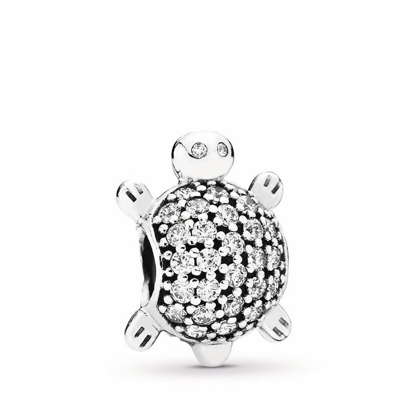 Pandora Sea Turtle Charm Clearance NZ, Sterling Silver (437615-IEC)